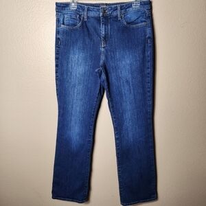 NYDJ Barbara Bootcut Lift Tuck Technology High Rise Jeans-Size 10
